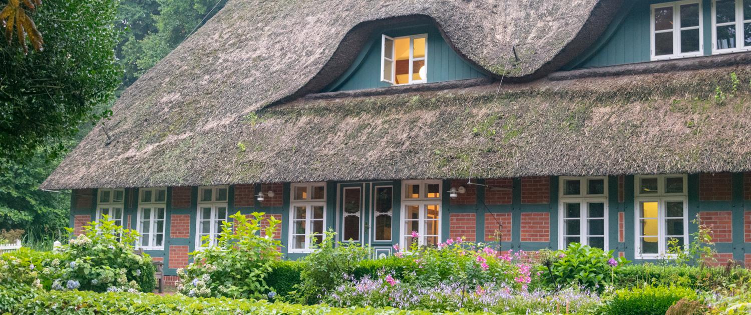 Das alte Bauernhaus ist heute Worpswedes Rathaus