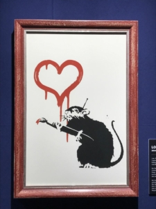 Banksy Ausstellung Love Rat 